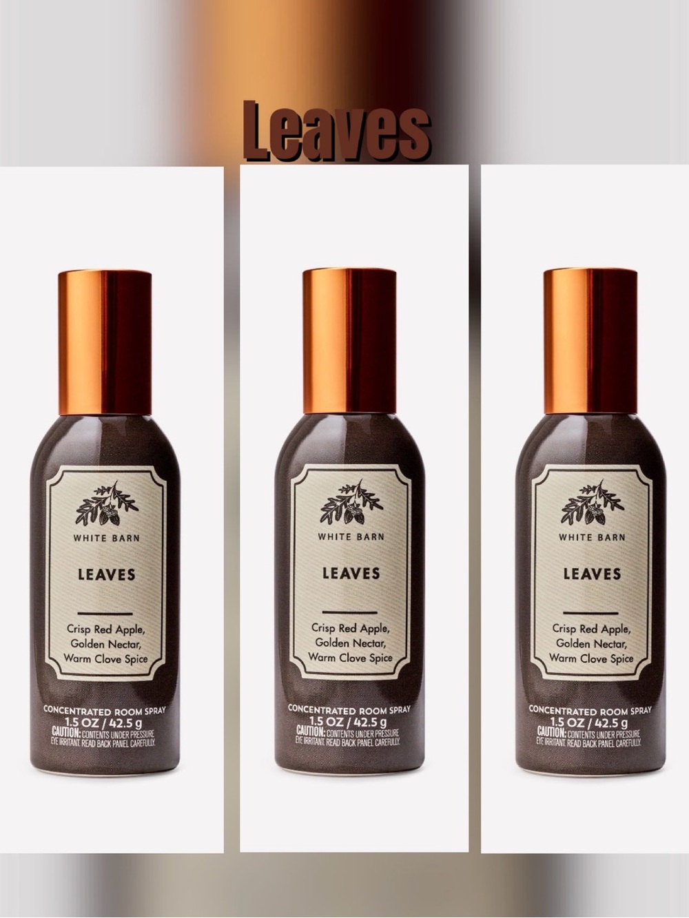 White Barn Leaves Concentrated Room Spray